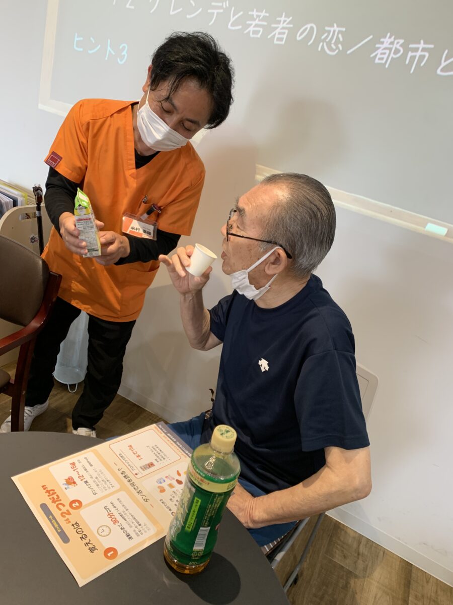 運動のあとは、タン活タイム！